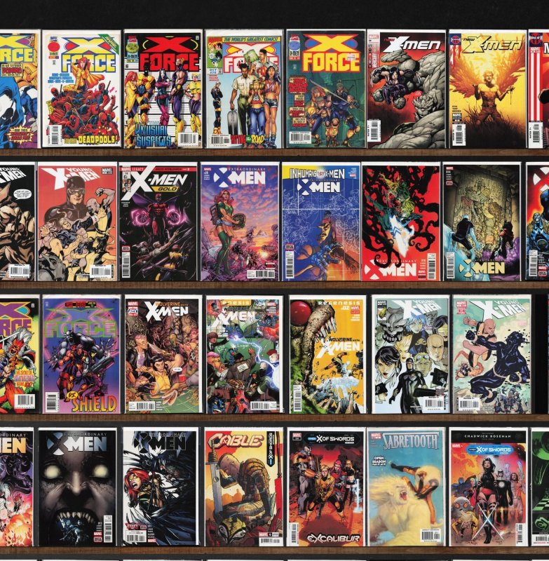 Huge Lot 150+ Comics with Extraordinary X-Men, X-Force, Marauders & More!