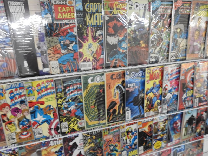 Huge Lot 110+ Comics W/ Captain America, Concrete, Marvel Milestones+ Avg VF!!