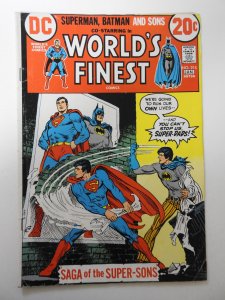 World's Finest Comics #215 (1973) VG Condition moisture stain