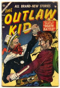 The Outlaw Kid #4 1955- Atlas Western Comic- last golden age issue G-