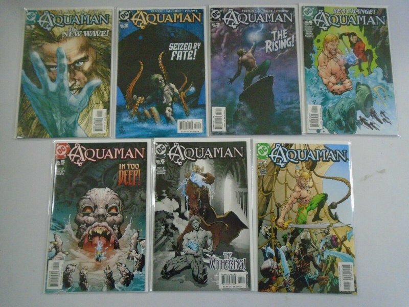 Aquaman (4th series) lot from: #1-7 8.0 VF (2003)