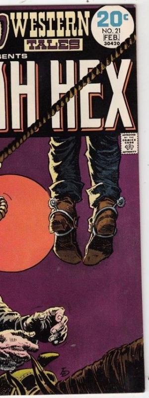 Weird Western Tales 21 Jonah Hex strict NM 9.4 High-Grade C'ville Certificate