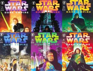 STAR WARS DARK EMPIRE  1-6 ALL 1ST PRINTINGS!  COMPLETE