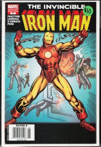 Invincible Iron Man #1 Old School Cover (2008) Iron Man