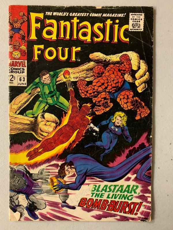 Fantastic Four #63 Blastaar, Sandman 3.0 (1967)