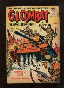 GI COMIBAT #41 (5.0) 1ST SILVER AGE ISSUE