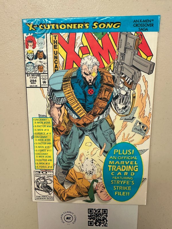 Uncanny X-Men #294 NM Marvel comic book Cable X-Cutioner's Song  10 HH1