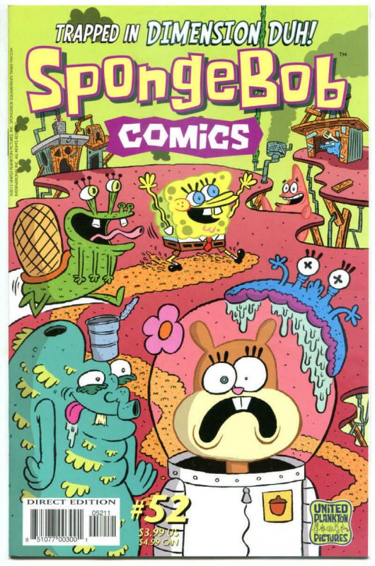 SPONGEBOB #52, VF+, Square pants, Bongo, Cartoon comic, 2011 2016, more in store