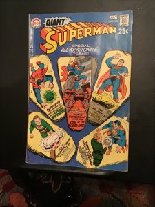Superman #227 (1970) wow high-grade giant size kryptonite special! VF/NM