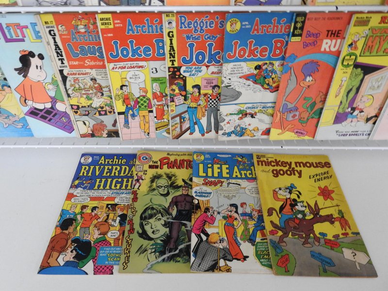 Attic Find Lot 50+ Comics Funny Animal! Avg VG Condition! STRONG ACIDIC ODOR!