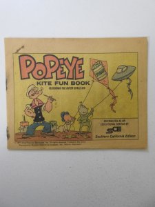 Popeye Kite Fun Book small comic (1977) VG+ Condition staple holes through book