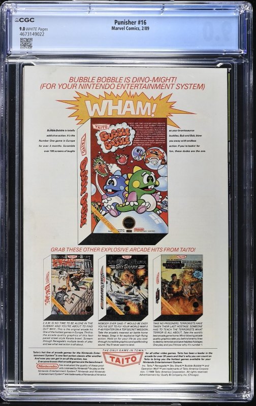 Punisher #16 (2/89) Graded CGC 9