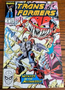 Transformers #52 VF 8.0 1989 Low Print Run First App Of Mecannibals