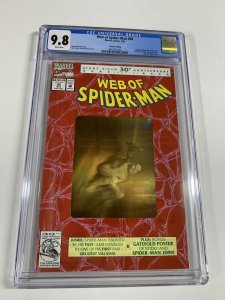 Web Of Spider-man 90 Cgc 9.8 White Pages Second 2nd Printing Marvel