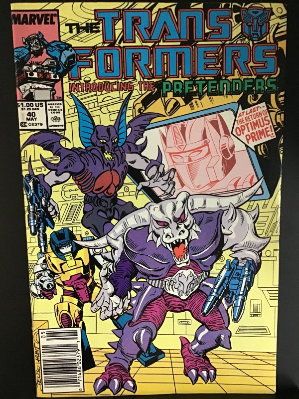 The Transformers #40 Newsstand Edition (1988)