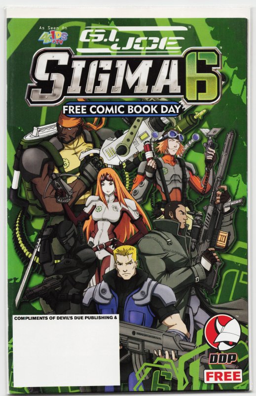 G.I. Joe Sigma 6 #1 Free Comic Book Day Cover (2006) Duke