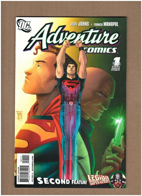 Adventure Comics #1 (#504) DC Comics 2009 Superman Legion Super-Heroes NM- 9.2 