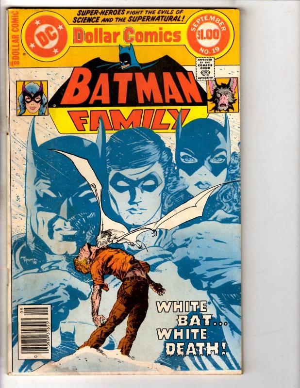 Batman Family #19 VG DC Comic Book Robin Man-Bat Alfred Gotham Joker Gordon J274