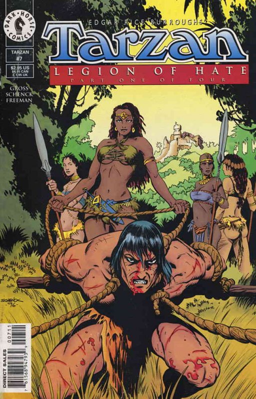 Tarzan (Dark Horse) #7 VF ; Dark Horse | Legion of Hate 1 Bikini Cover