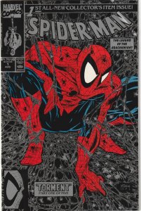 Spider-Man # 1 Silver Variant Cover NM Marvel 1990 Todd McFarlane [Y2]