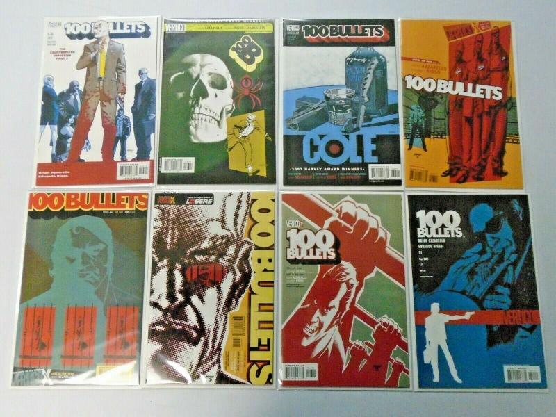 100 Bullets lot #1 reprint to #100 - 43 different books - average 8.0 - 1999