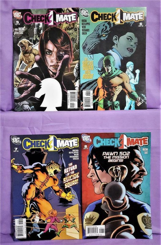 CHECKMATE #1 - 16 Jesus Saiz Greg Rucka - With 2nd Print #1 Cover (DC, 2006)! 