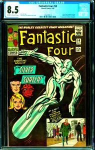 Fantastic Four #50 CGC Graded 8.5 SS Battles Galactus