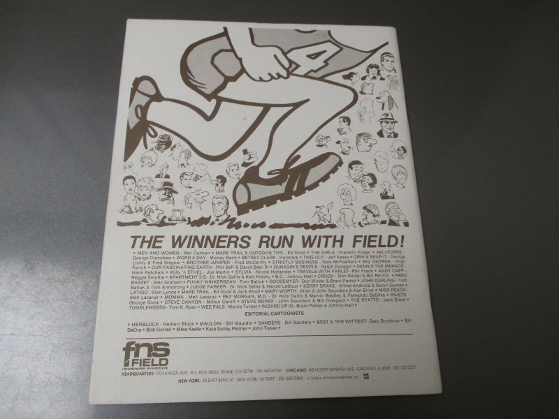 1981 CARTOONIST PROFILES #50 FVF Verbena