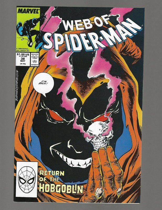 Web Of Spiderman #38 Return Of Hobgoblin