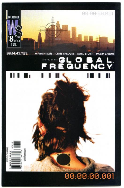 GLOBAL FREQUENCY #1 2 3 4 5 6 7 8,10-12, NM, Warren Ellis, Simon Bisley, No #9
