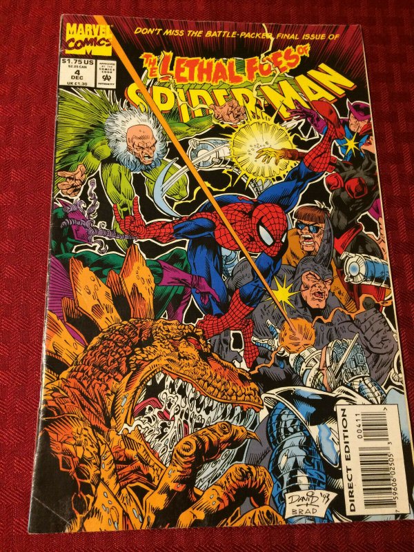 Lethal Foes of Spider-Man #4 Marvel Comics (1993) FN Swarm