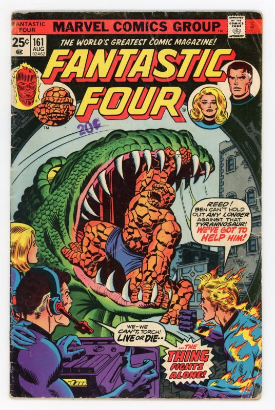 Fantastic Four #161 (1961 v1) Roy Thomas Lockjaw FN