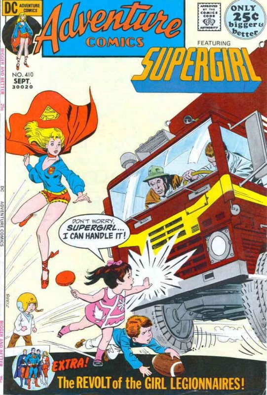 Adventure Comics #410 FN ; DC | Supergirl September 1971 Legion of Super-Heroes