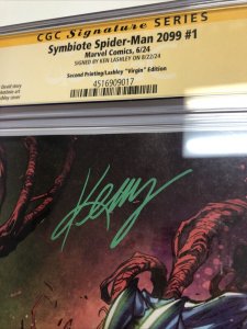 Symbiote Spider-Man (2024) # 1 (CGC 9.8 SS) Signed Ken LAshley * Census = 1