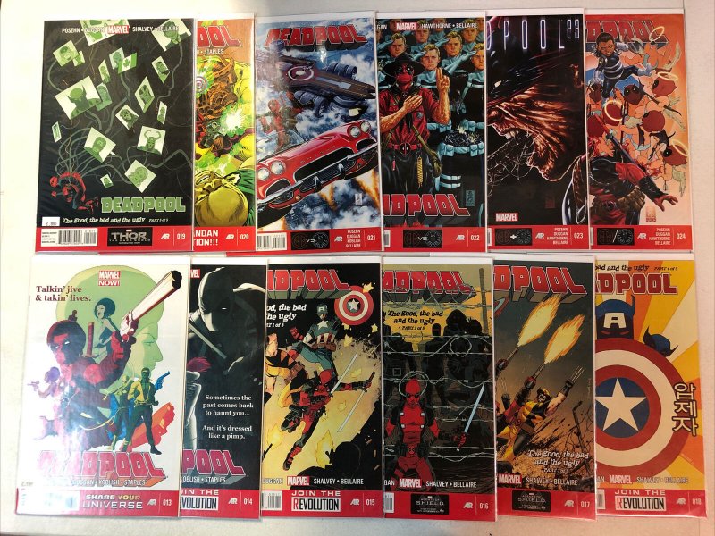 Deadpool (2013) #1-45 (250) + Annual 1 & 2 + Bi-Annual (VF/NM) Complete Run Set