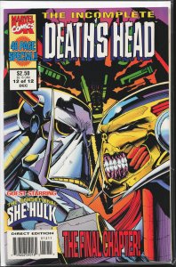 The Incomplete Death's Head #12 (1993) Death's Head