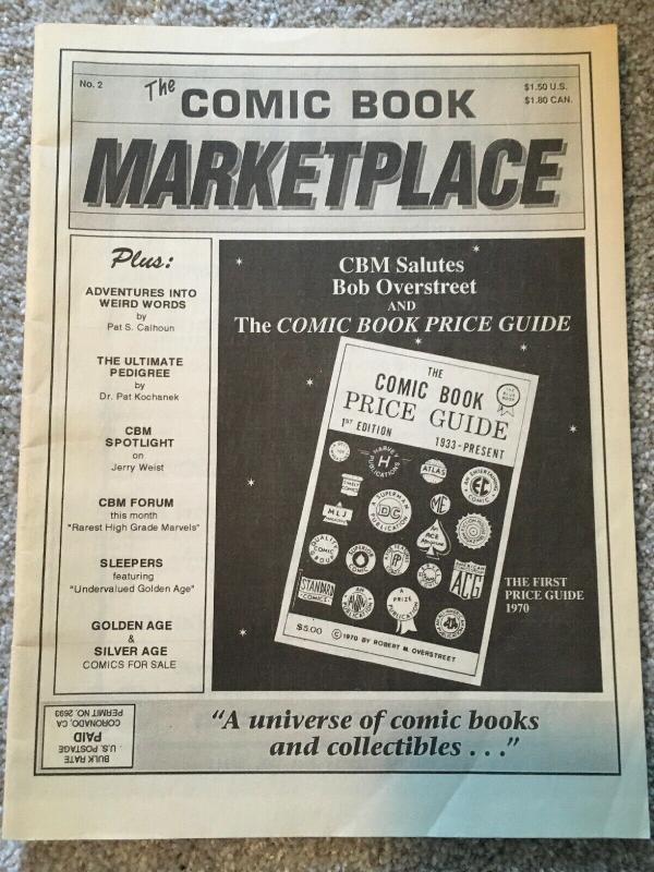 The Comic Book Marketplace # 2 Overstreet Magazine Price Guide