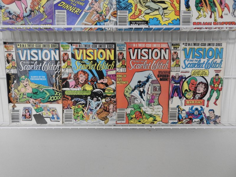 The Vision and the Scarlet Witch 1st and 2nd Series Complete Set! Avg FN Cond!