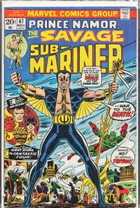 Sub-Mariner #67 (1973) Namor the Sub-Mariner