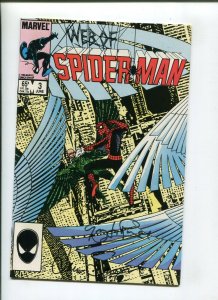 WEB OF SPIDERMAN #3 (9.2) SIGNED BY SIMONSON & LAROQUE! 1985