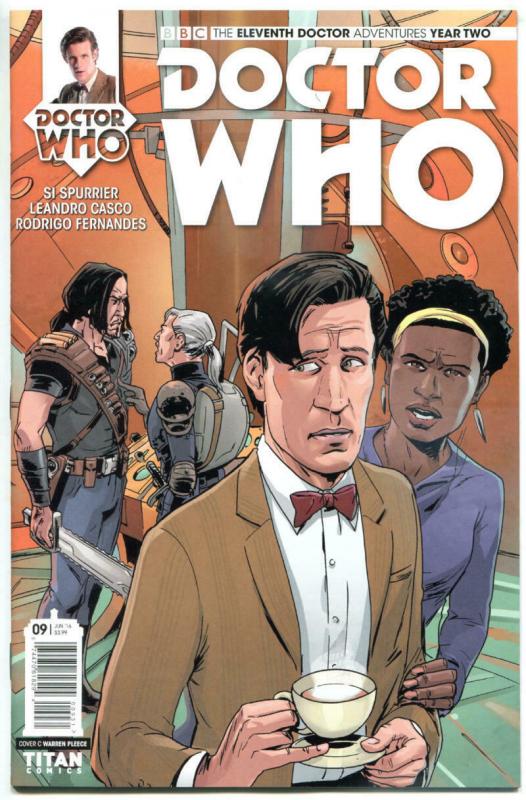 DOCTOR WHO #9 C, NM, 11th, Tardis, 2015, Titan, 1st, more DW in store, Sci-fi