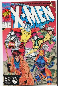 X-Men #1 Colossus and Gambit Cover (1991) X-Men [Key Issue]