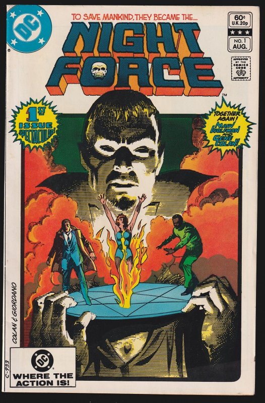 Night Force 1 (1982) VF+ Bronze Age DC Comics