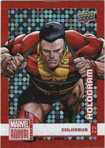 2020-21 Marvel Annual Hologram #22 Colossus
