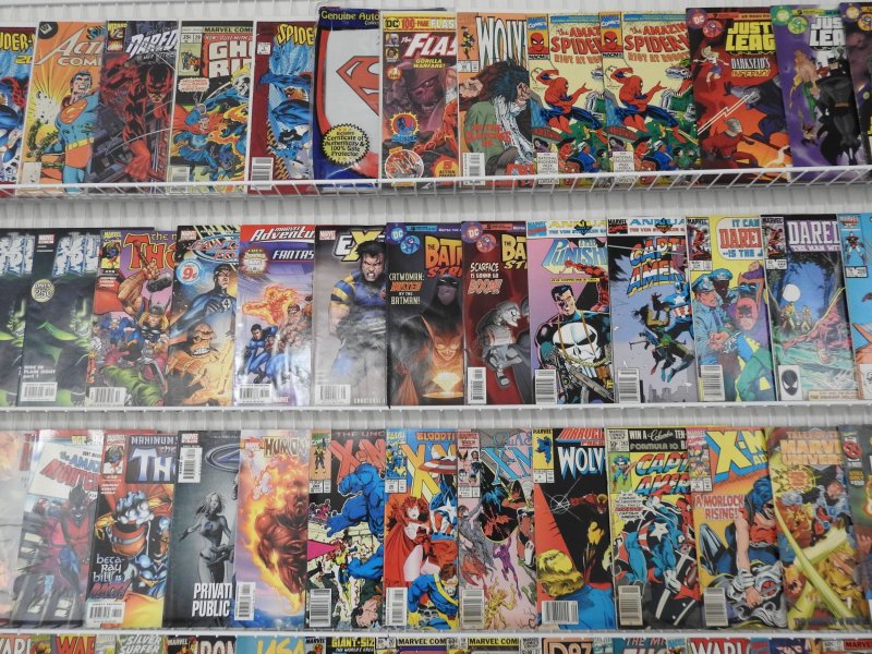 Huge Lot of 170+ Comics W/ Justice League, Iron Man, Dazzler! Avg. FN+ Condition