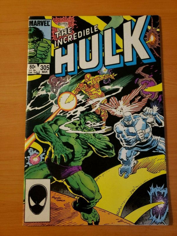 Incredible Hulk #305 Direct Market Edition ~ NEAR MINT NM ~ 1985 Marvel Comics