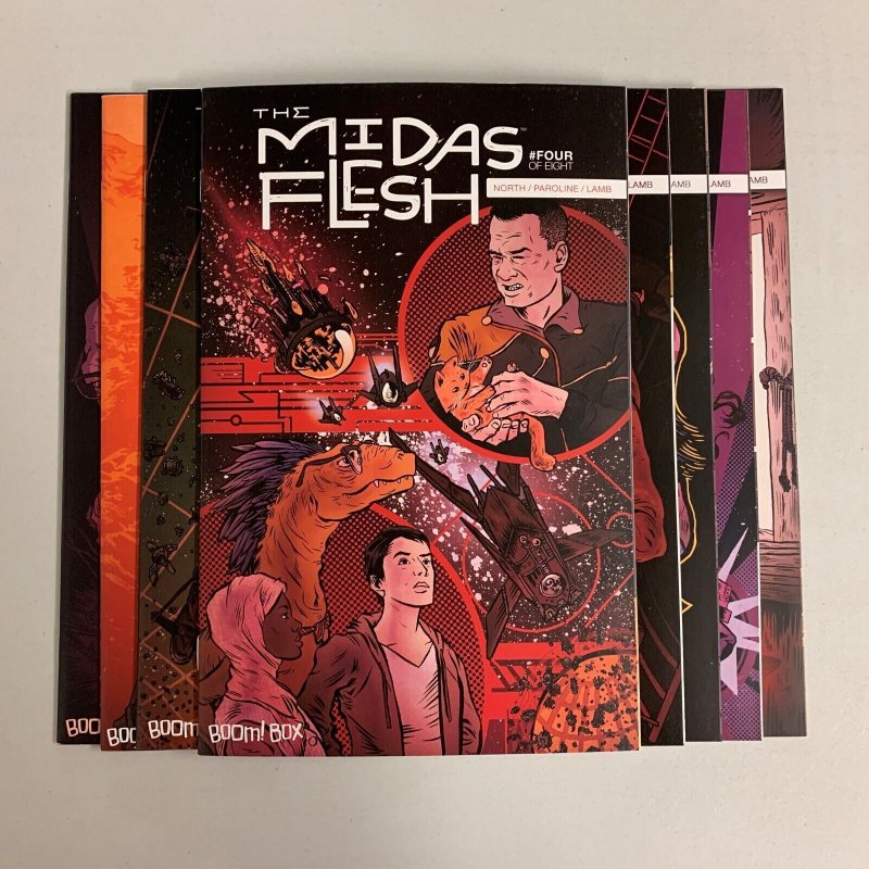 Midas Flesh #1-8 Set (Boom! Box 2013) 1 2 3 4 5 6 7 8 Ryan North (8.5+) 