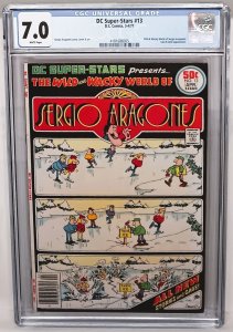 DC SUPER-STARS #13 CGC 7.0 The Wild and Wacky World of SERGIO ARAGONES DC Comics