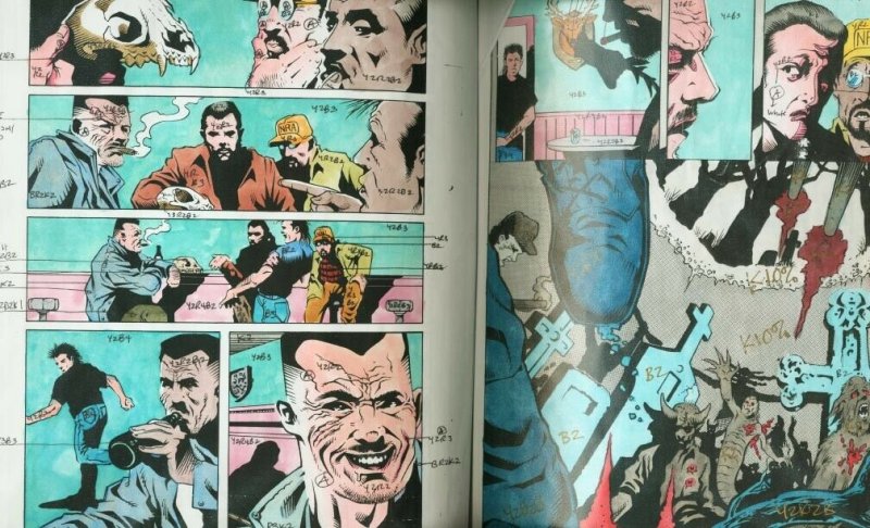 CLIVE BARKER'S NIGHT BREED #19 COLOR GUIDES PROD. ART- VG