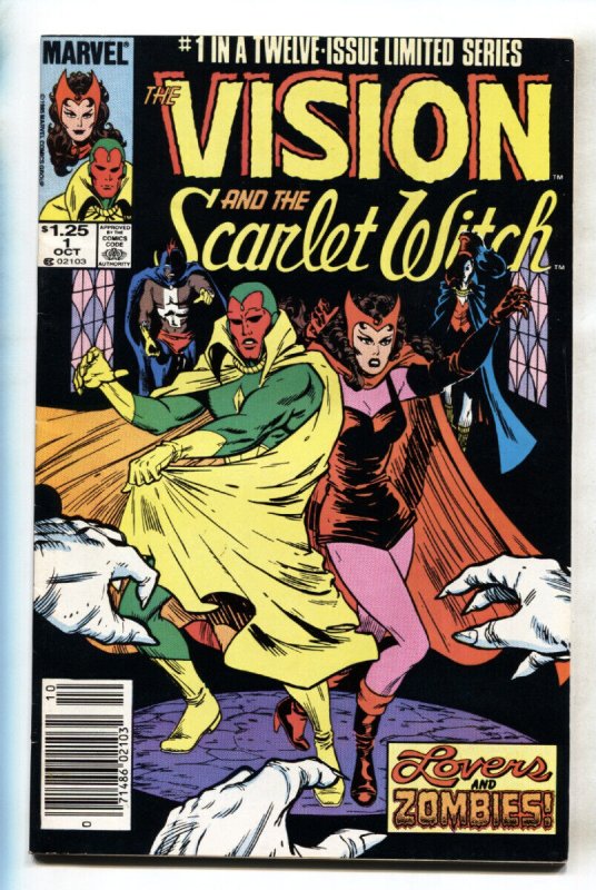 Vision and the Scarlet Witch #1 1985 comic book-NEWSSTAND VARIANT VF